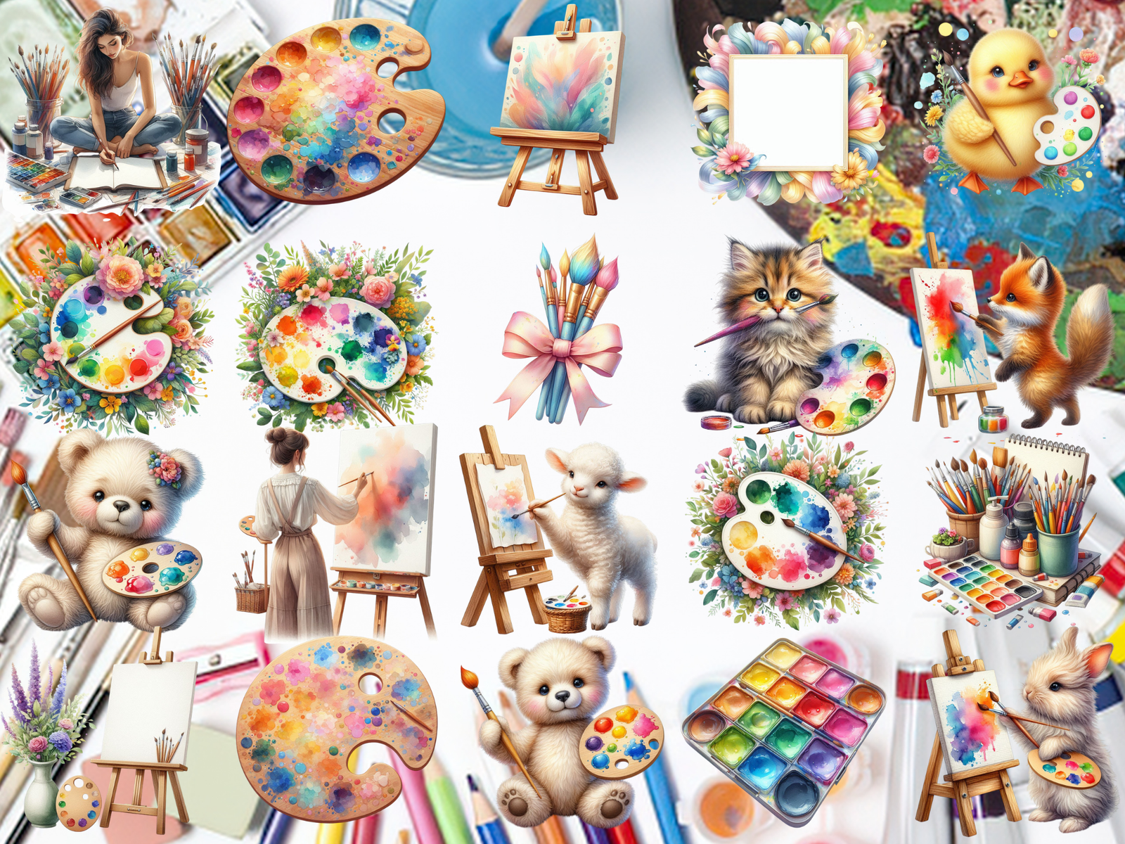 Art Studio Moments Clipart (LIMITED EDITION) image 4