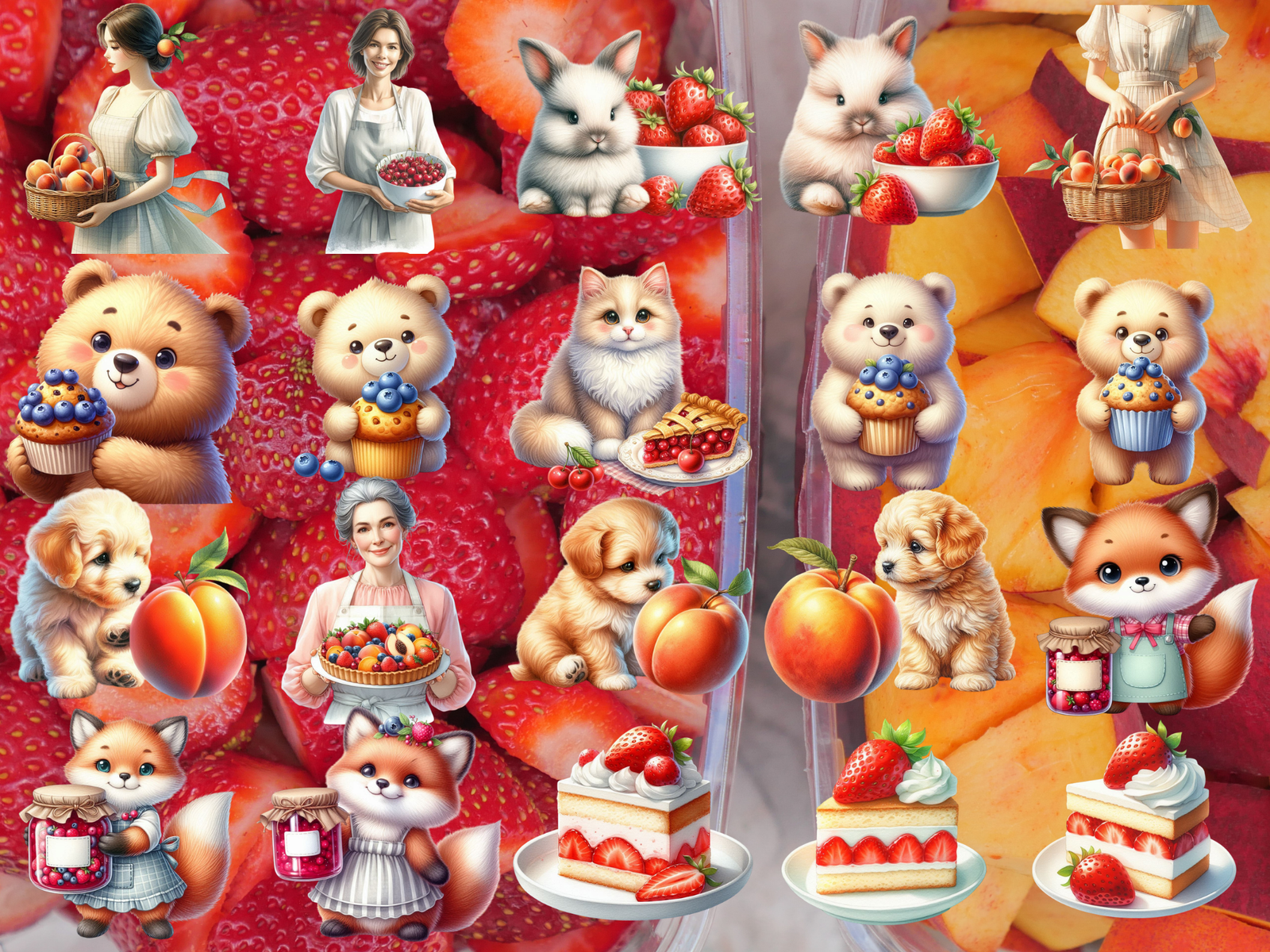 Summer Fruit Kitchen Clipart (LIMITED EDITION) image 3