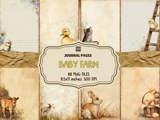 Baby Farm Journal Pages