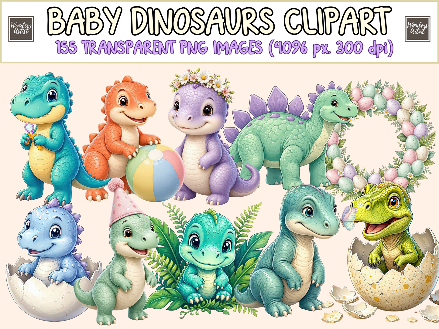 Baby Dinosaurs Clipart