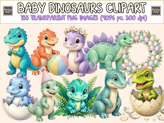 Baby Dinosaurs Clipart