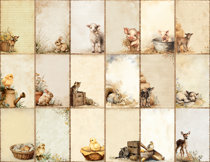 Baby Farm Journal Pages