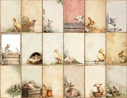 Baby Farm Journal Pages