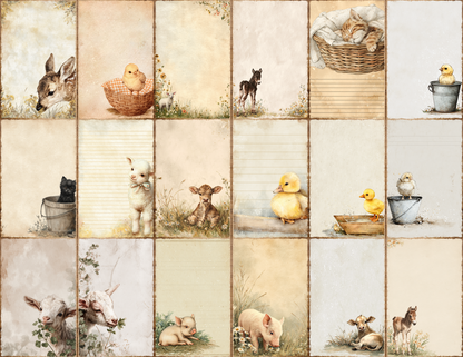 Baby Farm Journal Pages