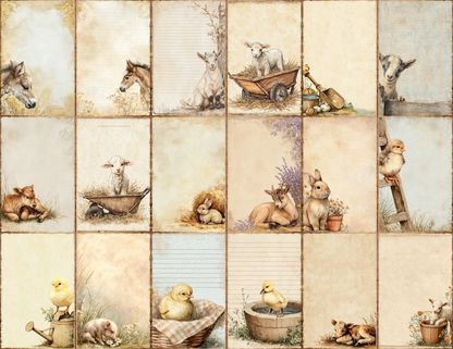 Baby Farm Journal Pages