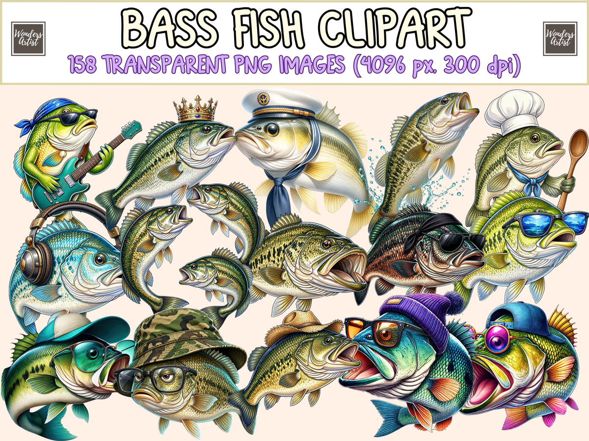 Bass Fish Clipart
