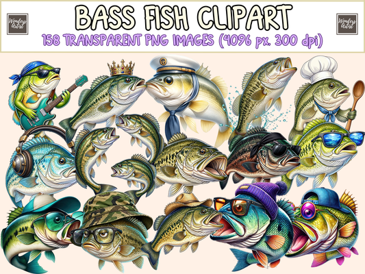 Bass Fish Clipart