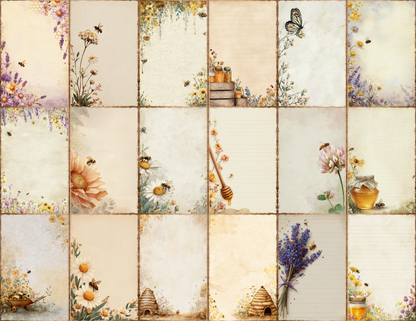 Bee Garden Journal Pages