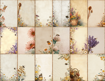 Bee Garden Journal Pages