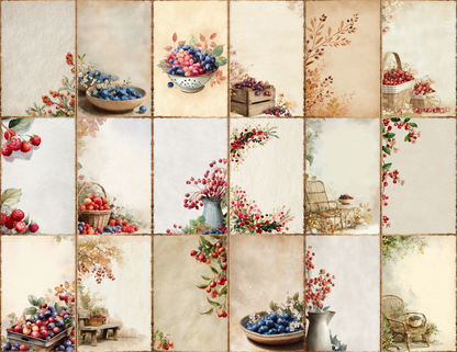 Berry Patch Journal Pages