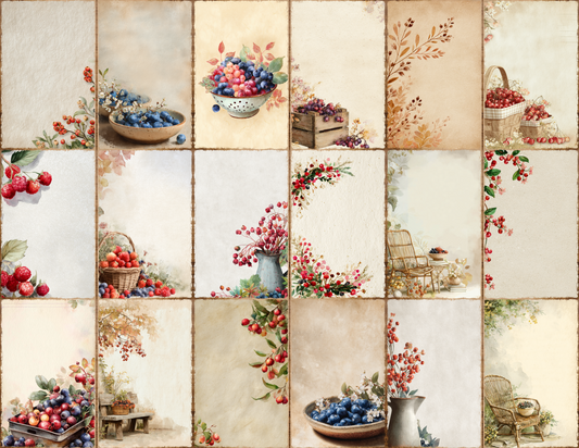 Berry Patch Journal Pages
