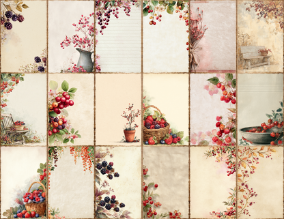 Berry Patch Journal Pages