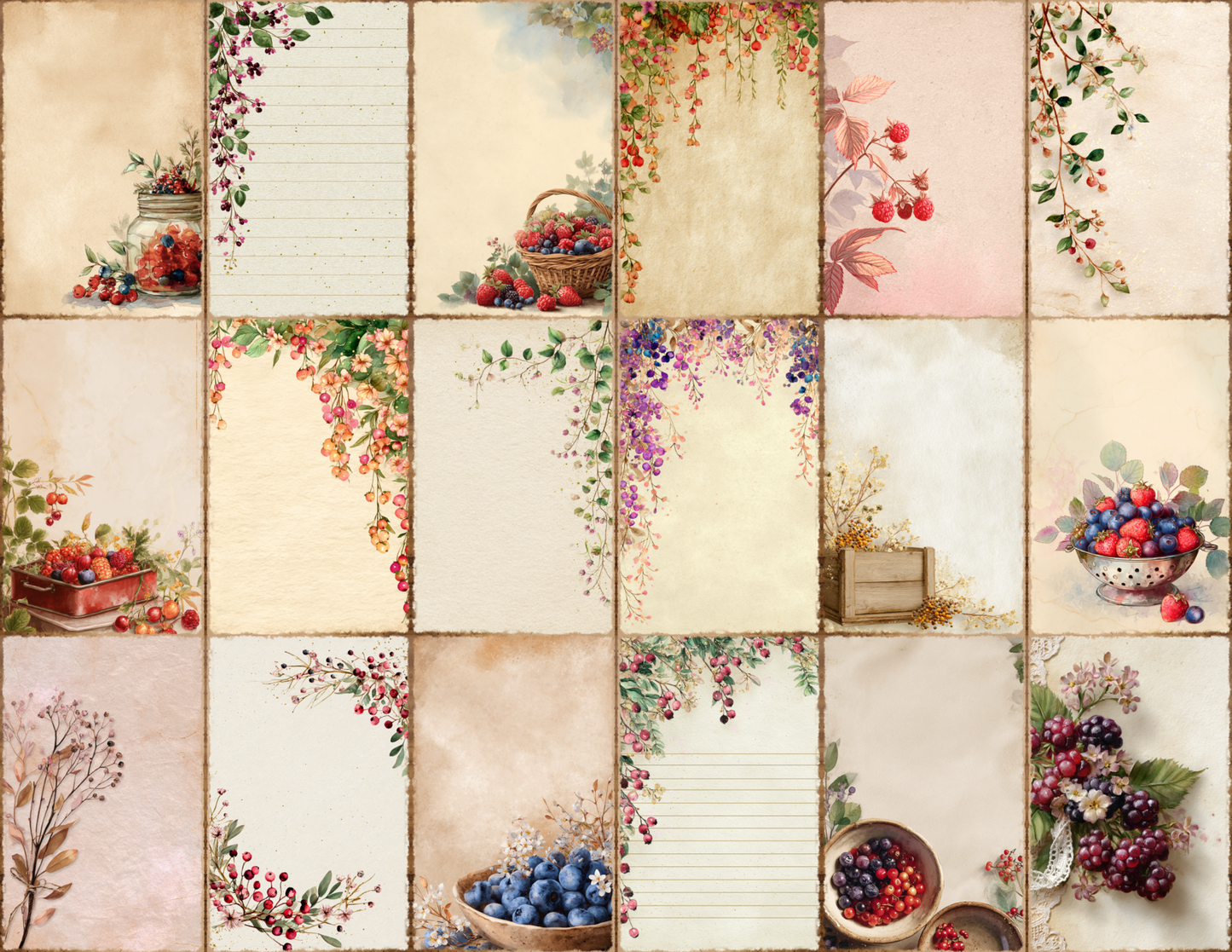 Berry Patch Journal Pages