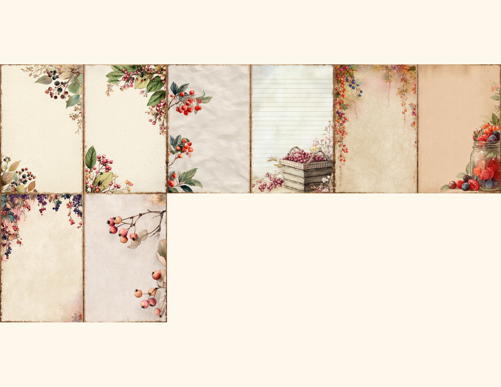 Berry Patch Journal Pages