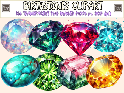 Birthstones Clipart