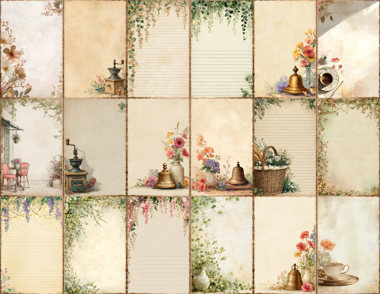 Bistro Garden Journal Pages