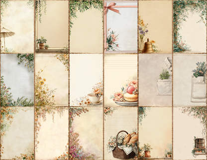 Bistro Garden Journal Pages