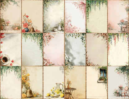Bistro Garden Journal Pages