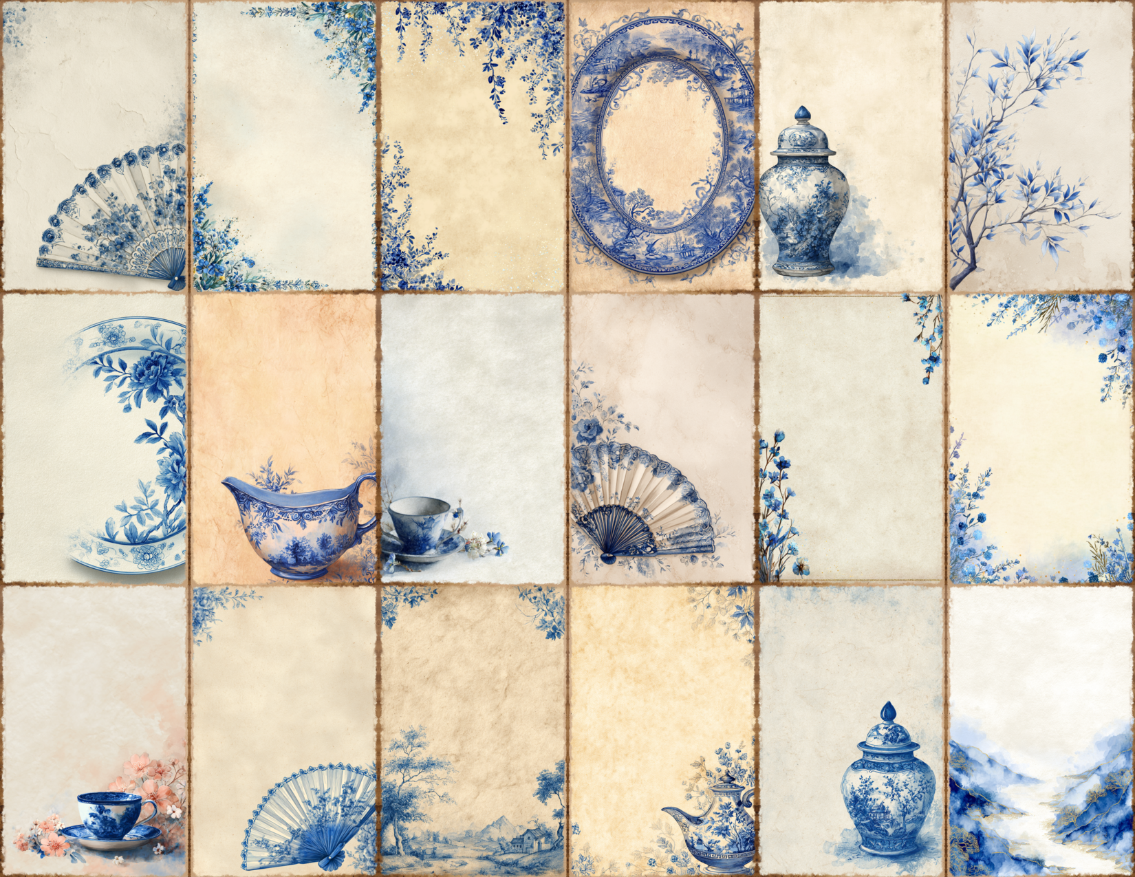 Blue Willow Journal Pages