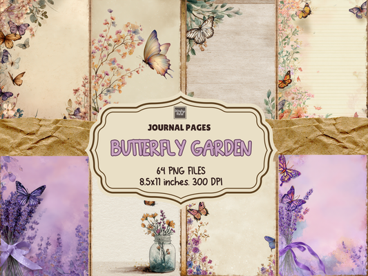 Butterfly Garden Journal Pages