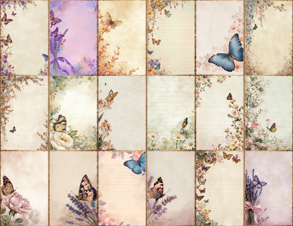 Butterfly Garden Journal Pages