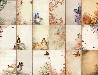 Butterfly Garden Journal Pages