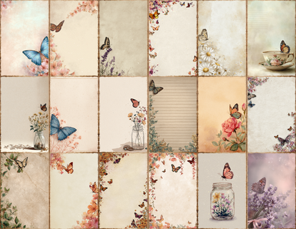 Butterfly Garden Journal Pages