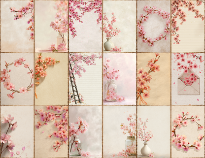 Cherry Blossoms Journal Pages