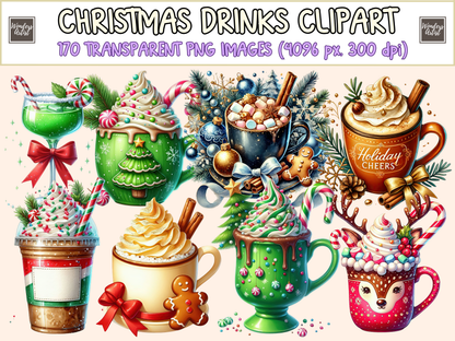 Christmas Drinks Clipart