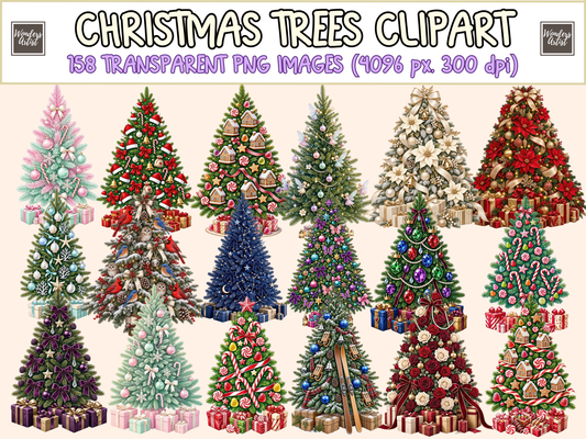 Christmas Trees Clipart