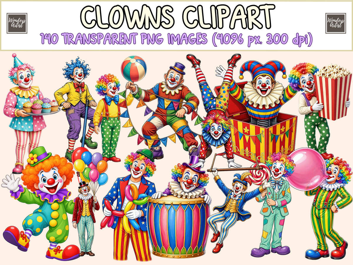 Clowns Clipart