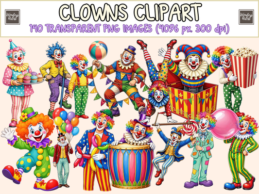 Clowns Clipart