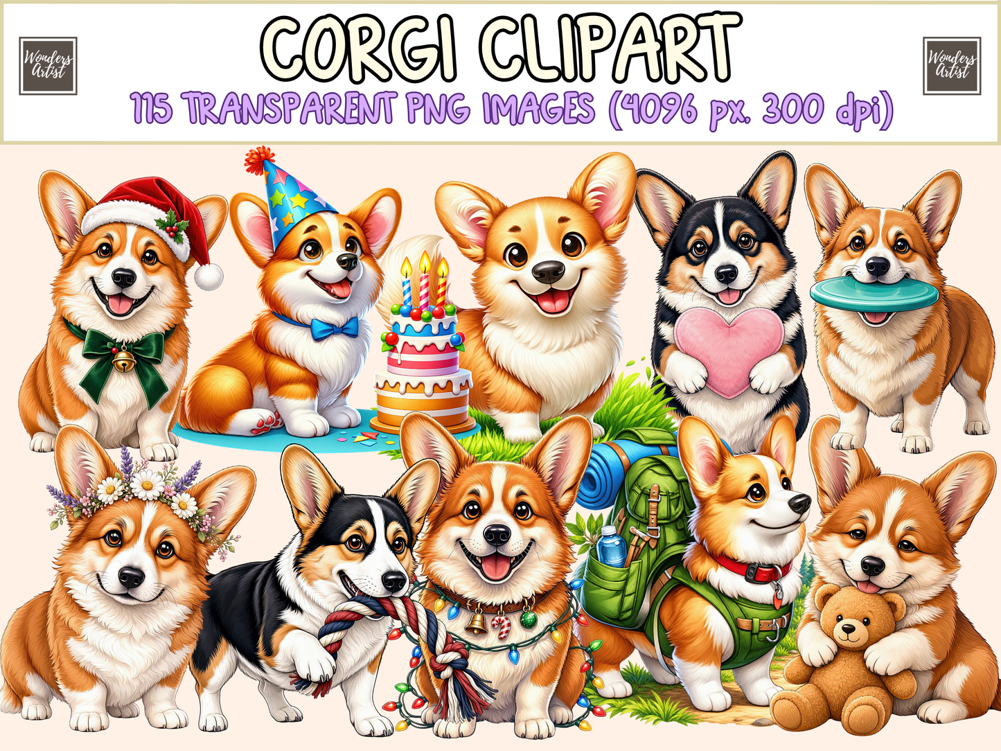 Corgi Clipart