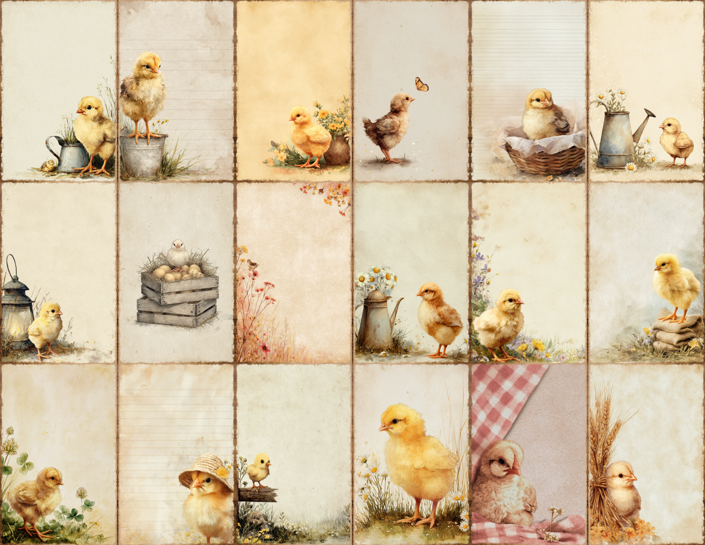 Country Chicks Journal Pages