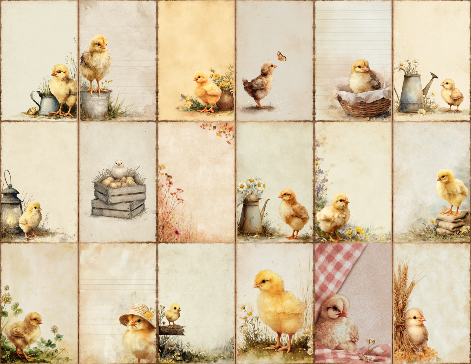 Country Chicks Journal Pages