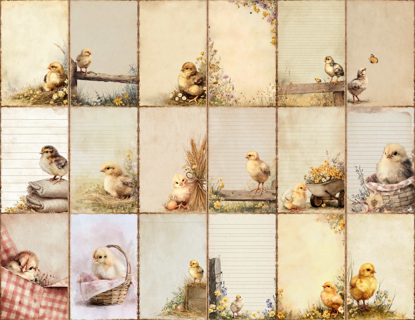 Country Chicks Journal Pages