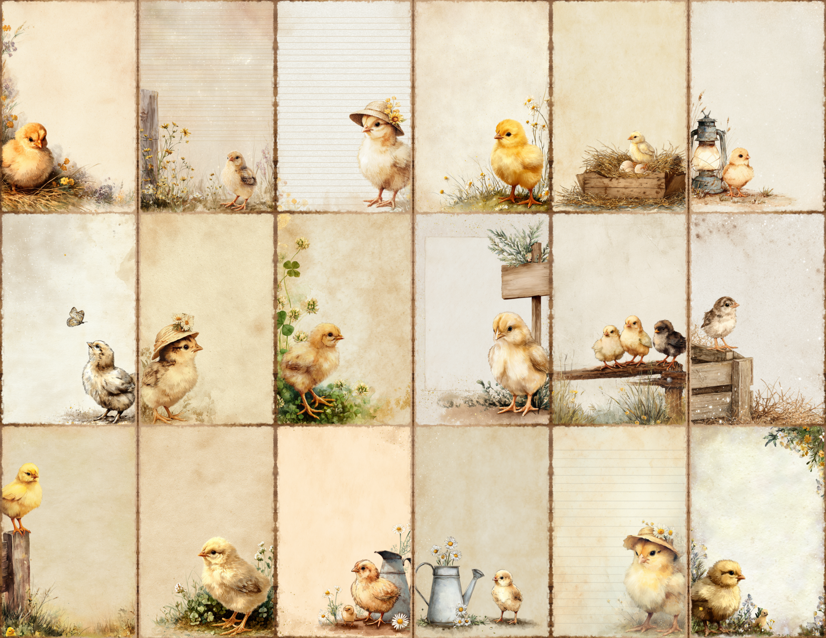 Country Chicks Journal Pages