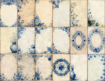 Delft Blue Journal Pages