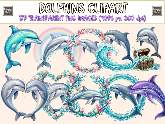 Dolphins Clipart