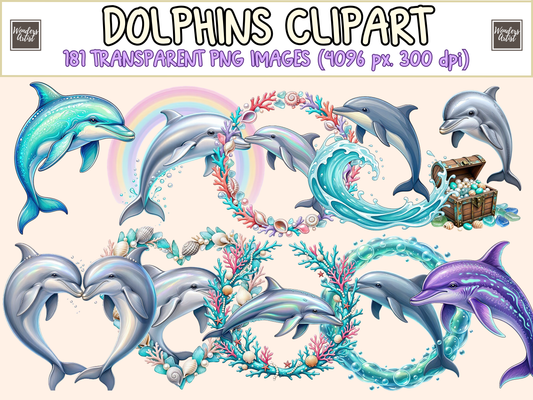Dolphins Clipart