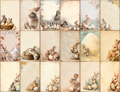 Easter Bunnies Journal Pages