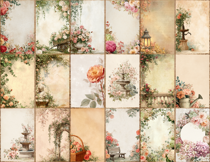 English Garden Journal Pages