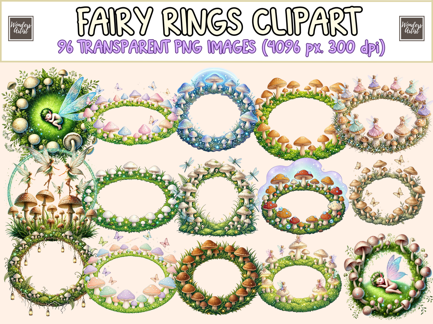 Fairy Rings Clipart