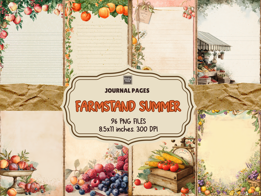 Farmstand Summer Journal Pages