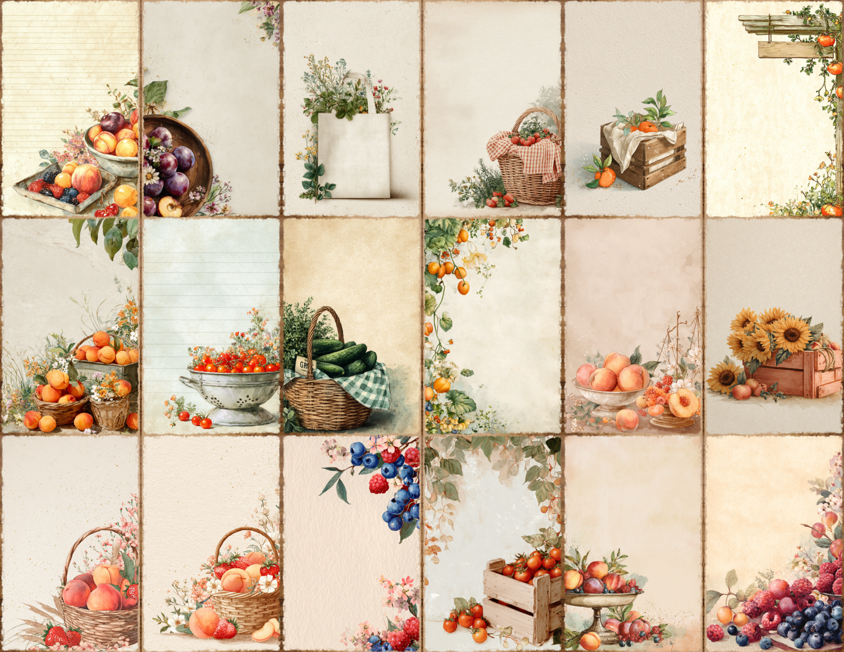 Farmstand Summer Journal Pages