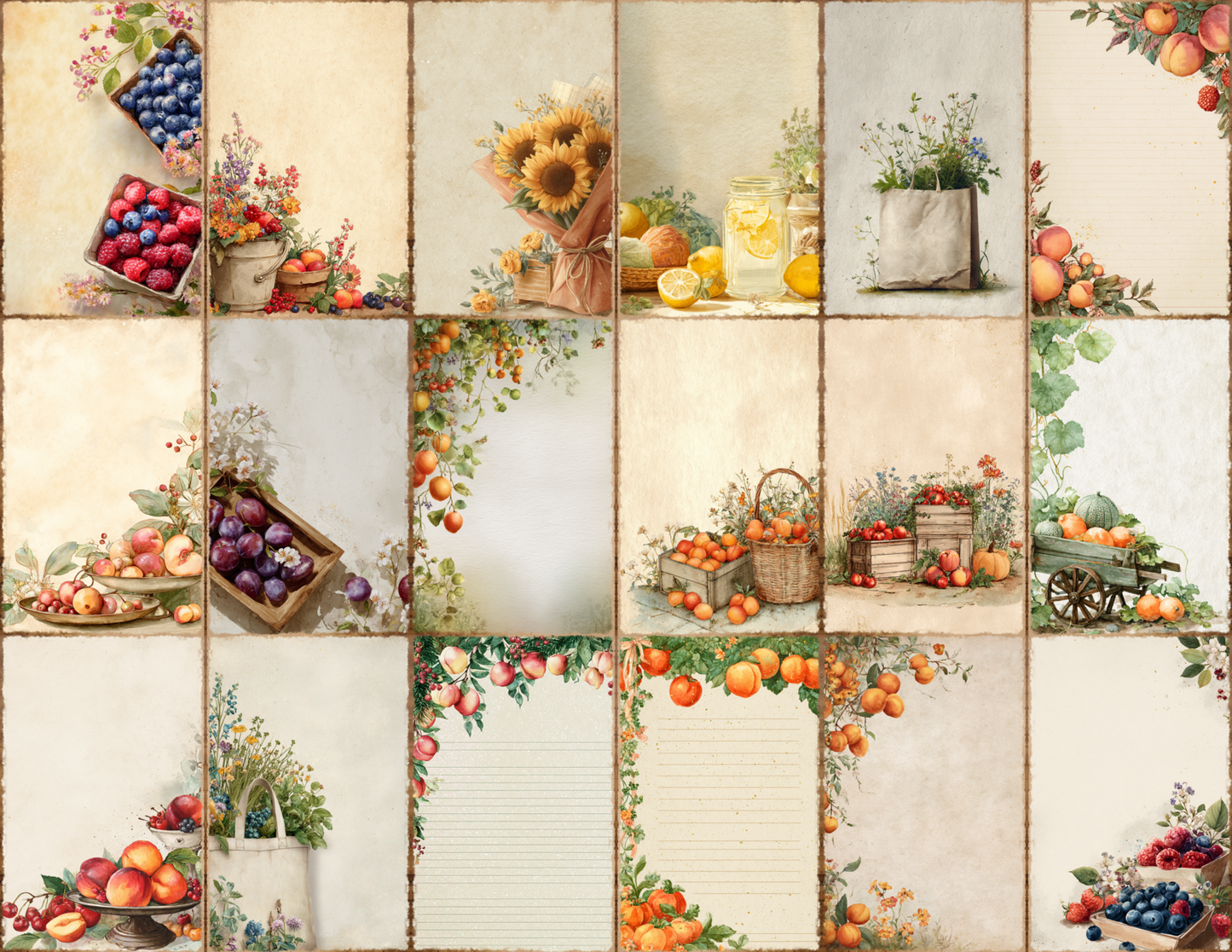 Farmstand Summer Journal Pages