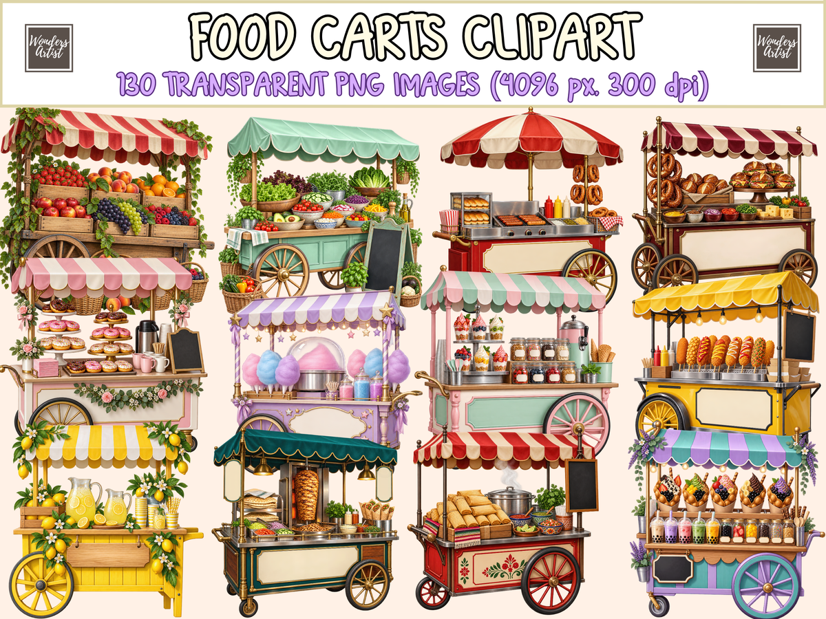 Food Carts Clipart