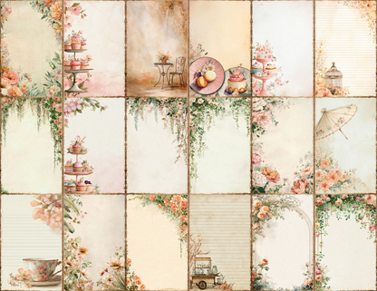 Garden Party Journal Pages