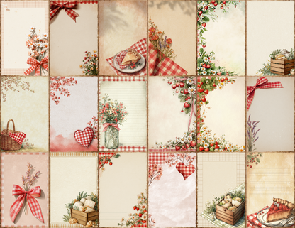 Gingham Picnic Journal Pages