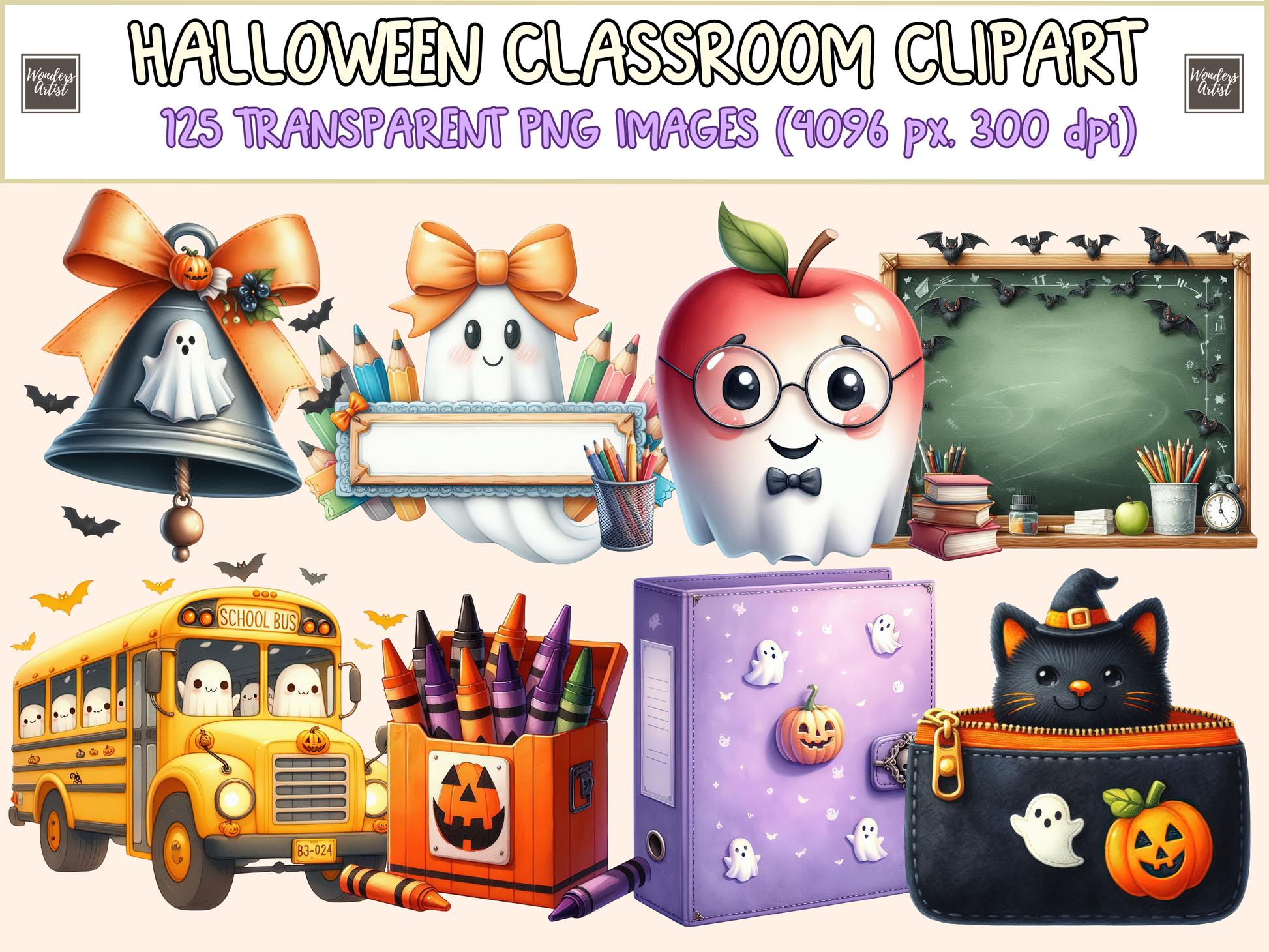 Halloween Classroom Clipart